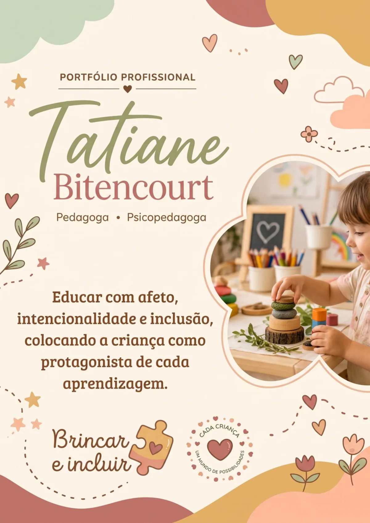 Página 1 do portfólio de Tatiane Bitencourt