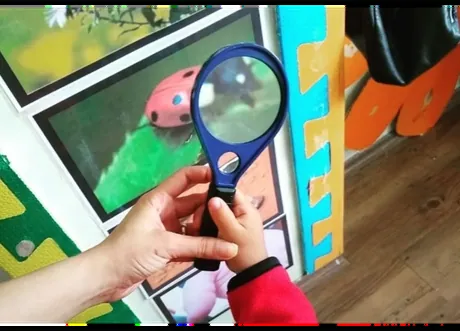 Exploração com lupa: pequenos detalhes, grandes descobertas